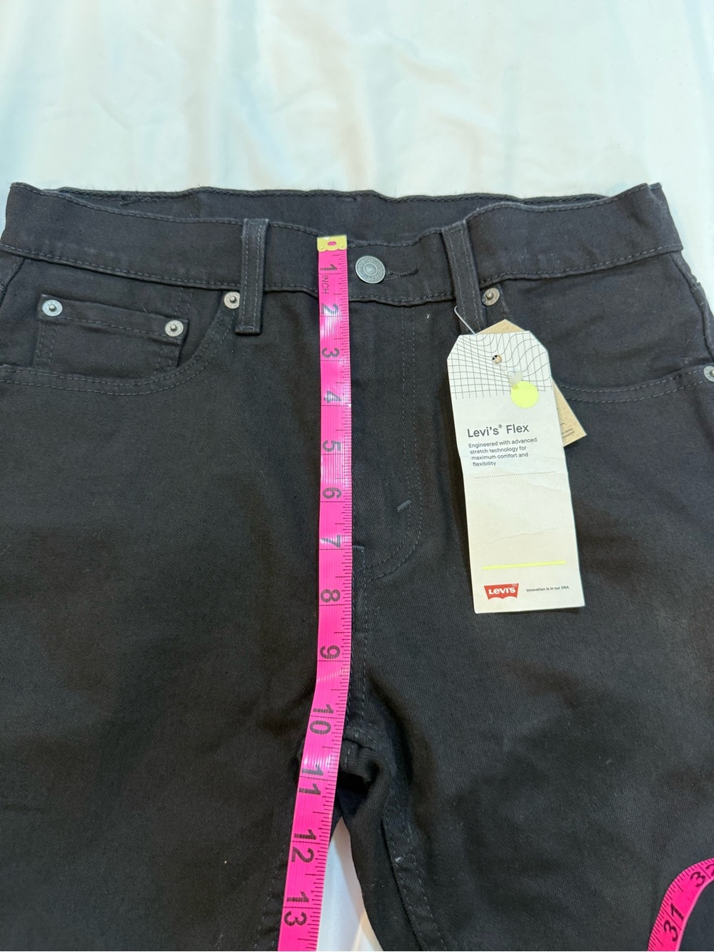 Levi’s 502 Taper Men’s Jeans | Black | 29x30 | New With Tags - Picture 7 of 16